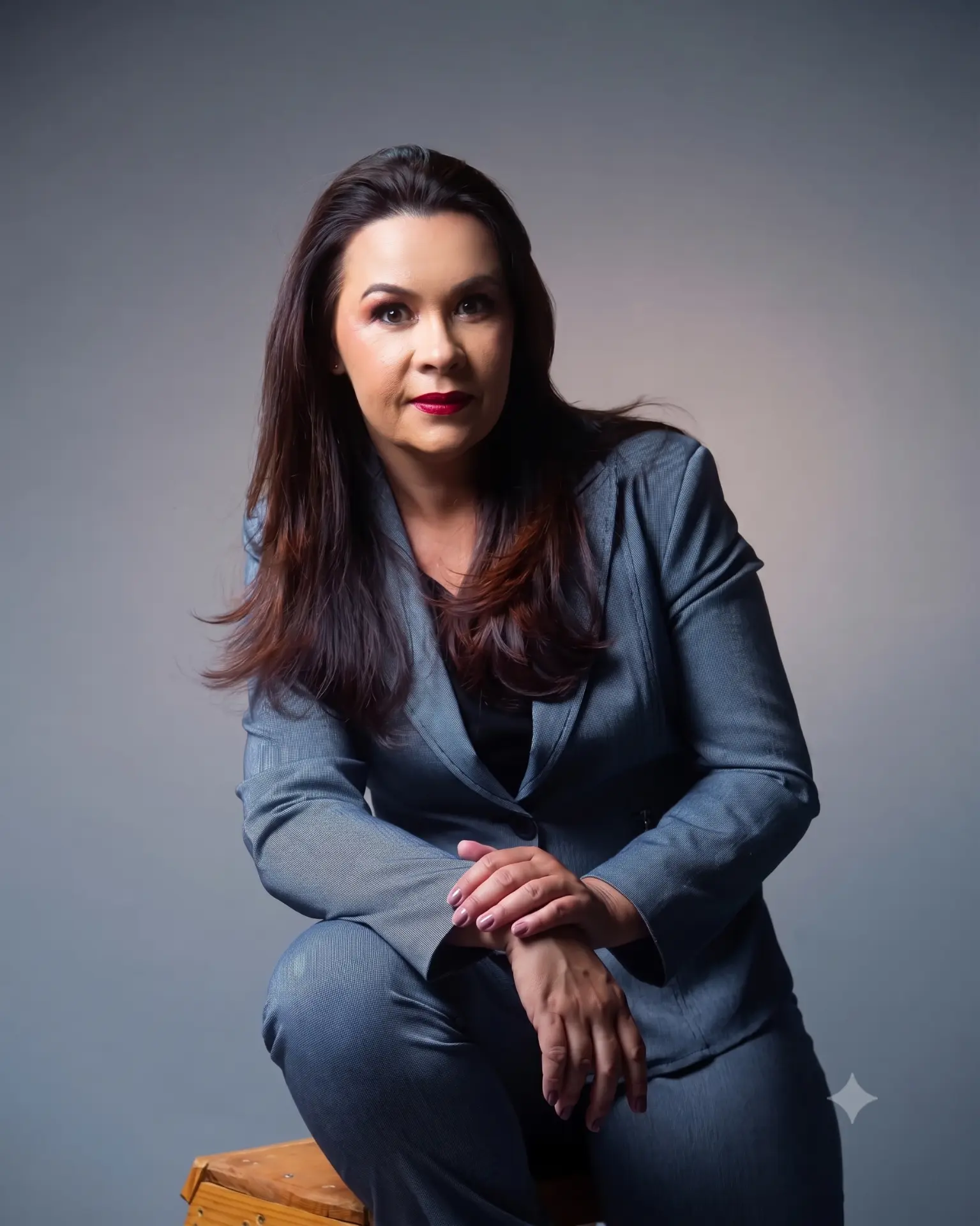 Dra. Josiane Dias Antunes em seu escritório